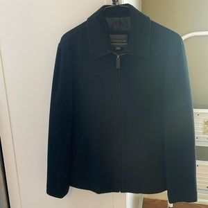 Mens black coat Size Medium